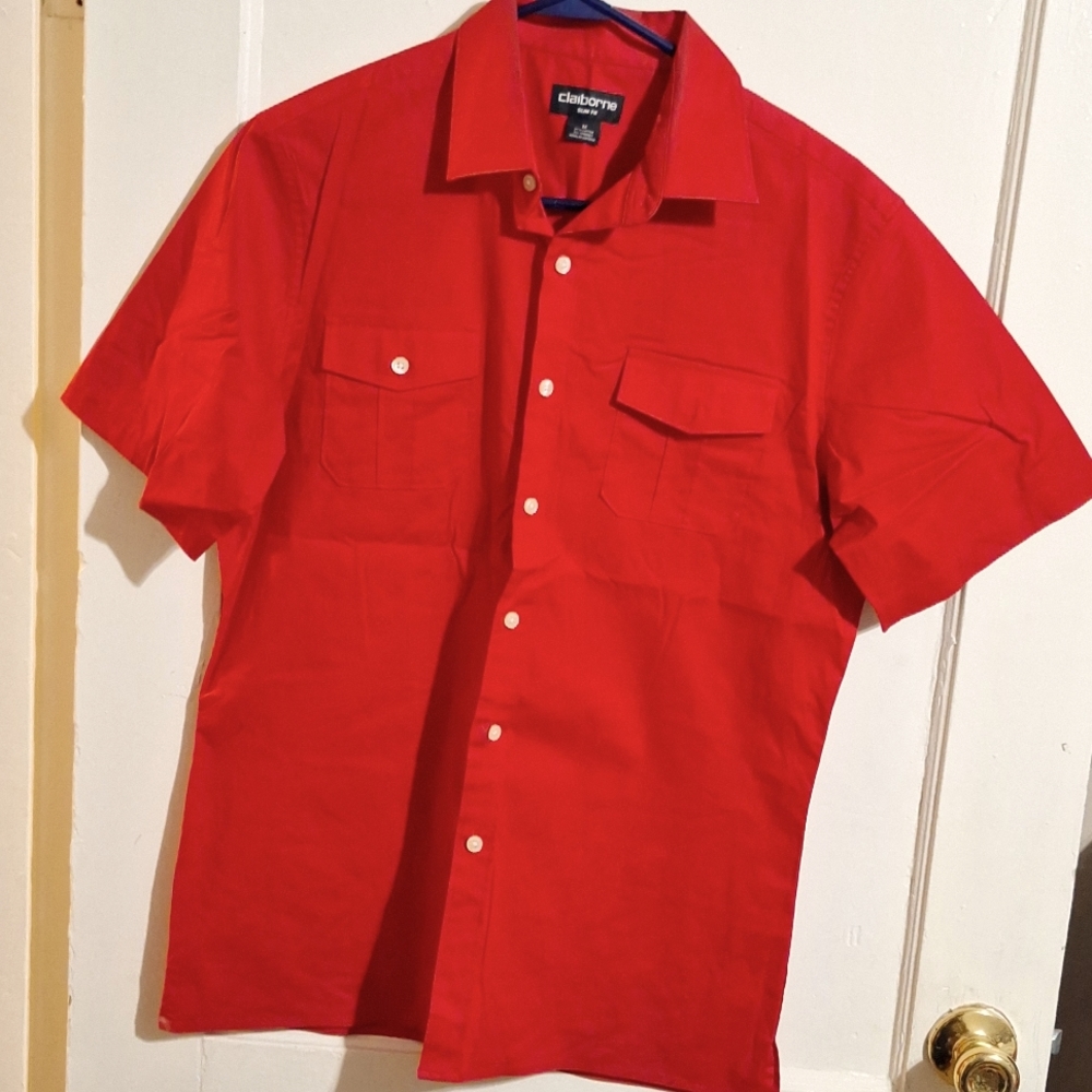 Claiborne Slim Fit - Double Pocket button-down dress shirt